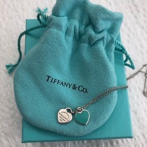 Tiffany & Co. blue heart necklace